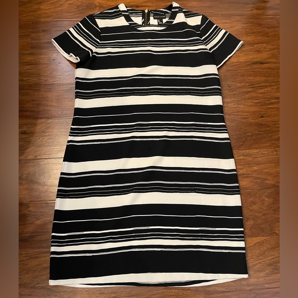 Adrienne Vittadini Striped Mini Dress Size 4